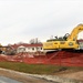 Building destruction in 1600 block at Fort McCoy makes way for future construction