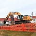 Building destruction in 1600 block at Fort McCoy makes way for future construction