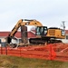Building destruction in 1600 block at Fort McCoy makes way for future construction