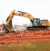 Building destruction in 1600 block at Fort McCoy makes way for future construction