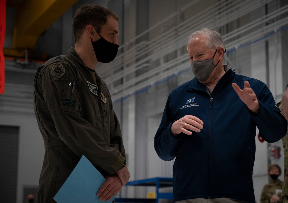 SECAF visits Eielson AFB, talks about Alaska’s importance to nation’s defense