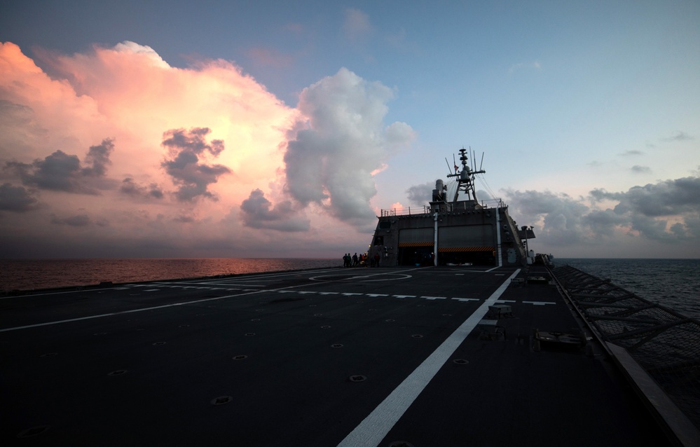 USS Tulsa Replenishment-at-Sea