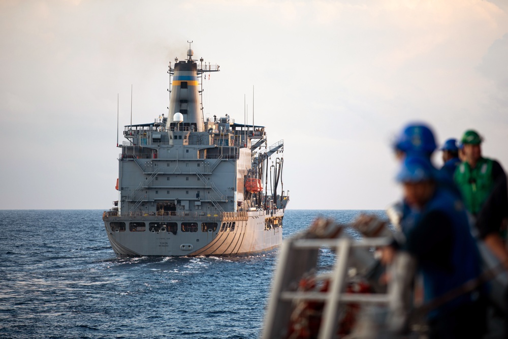 USS Tulsa Replenishment-at-Sea