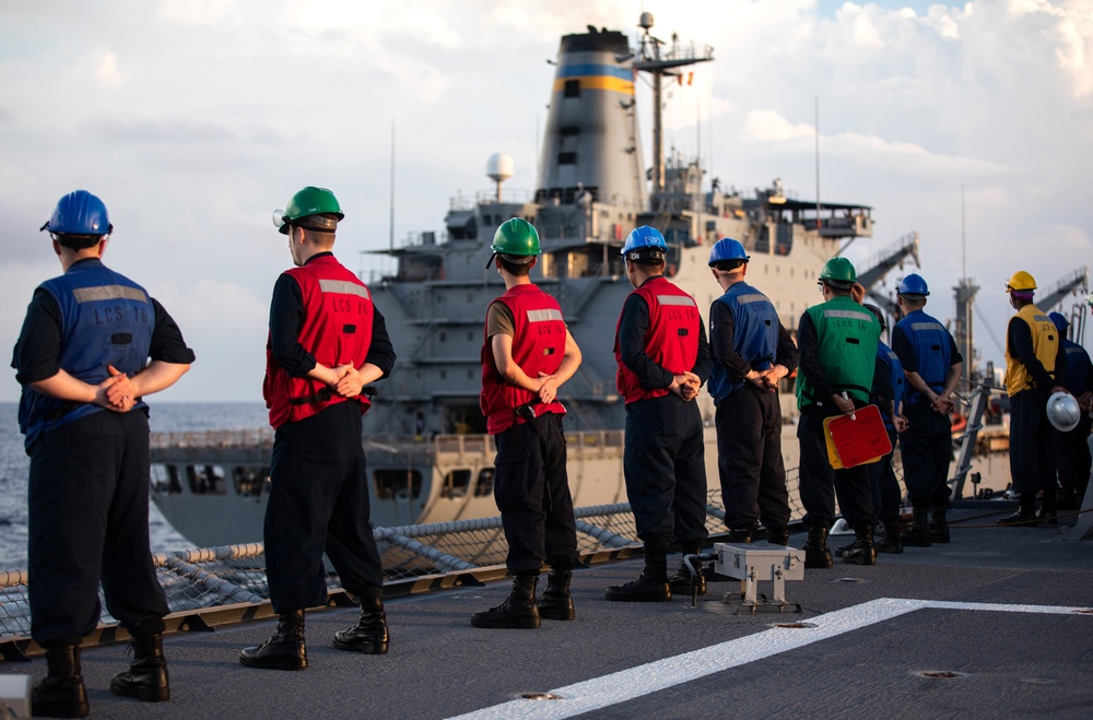 USS Tulsa Replenishment-at-Sea