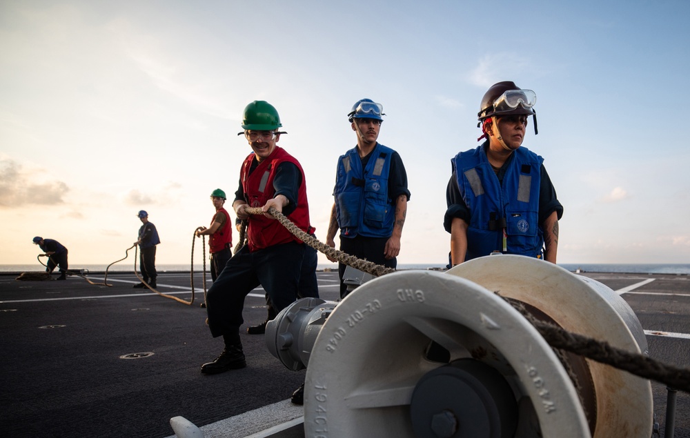 USS Tulsa Replenishment-at-Sea