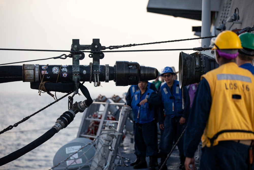 USS Tulsa Replenishment-at-Sea