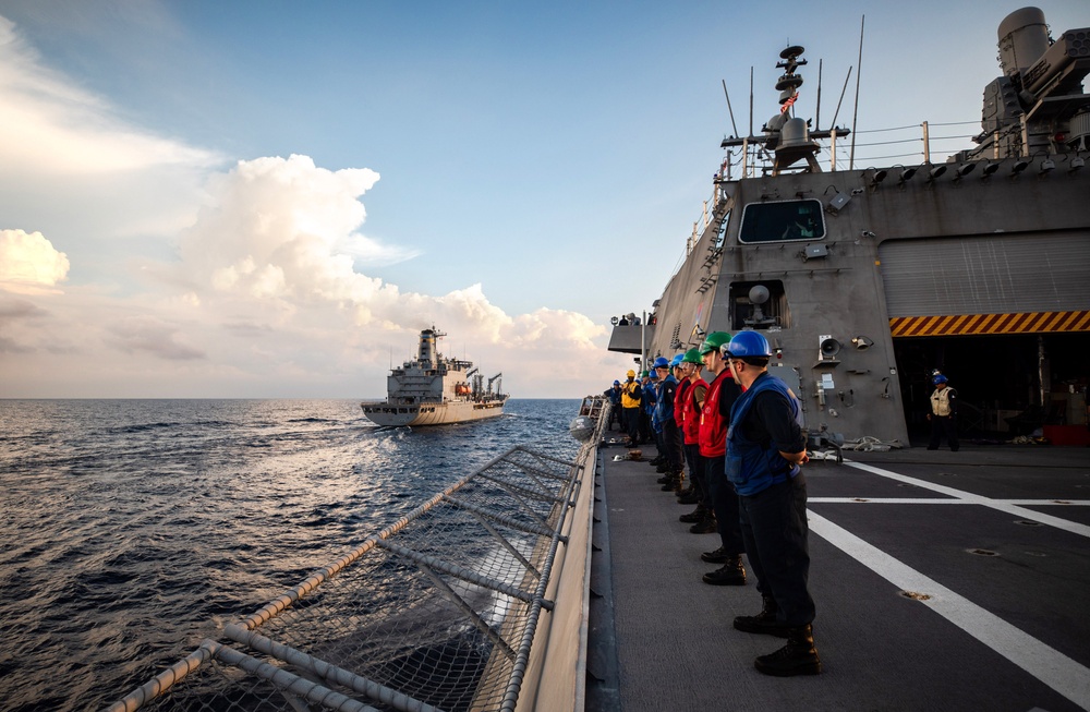 USS Tulsa Replenishment-at-Sea