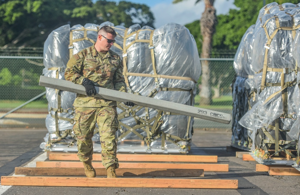 647th Logistics Readiness Squadron support water recovery efforts on Oahu