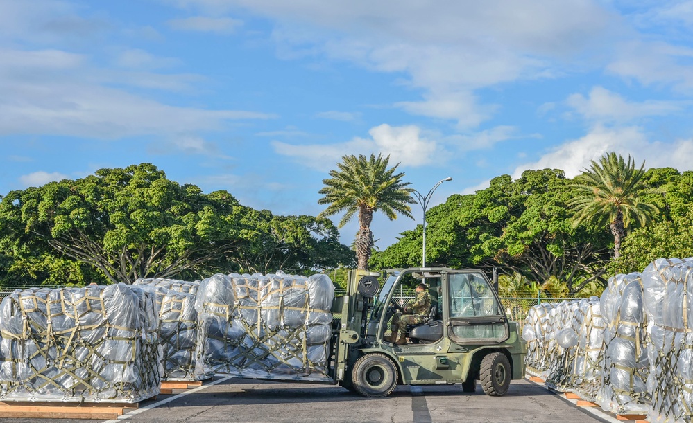 647th Logistics Readiness Squadron support water recovery efforts on Oahu