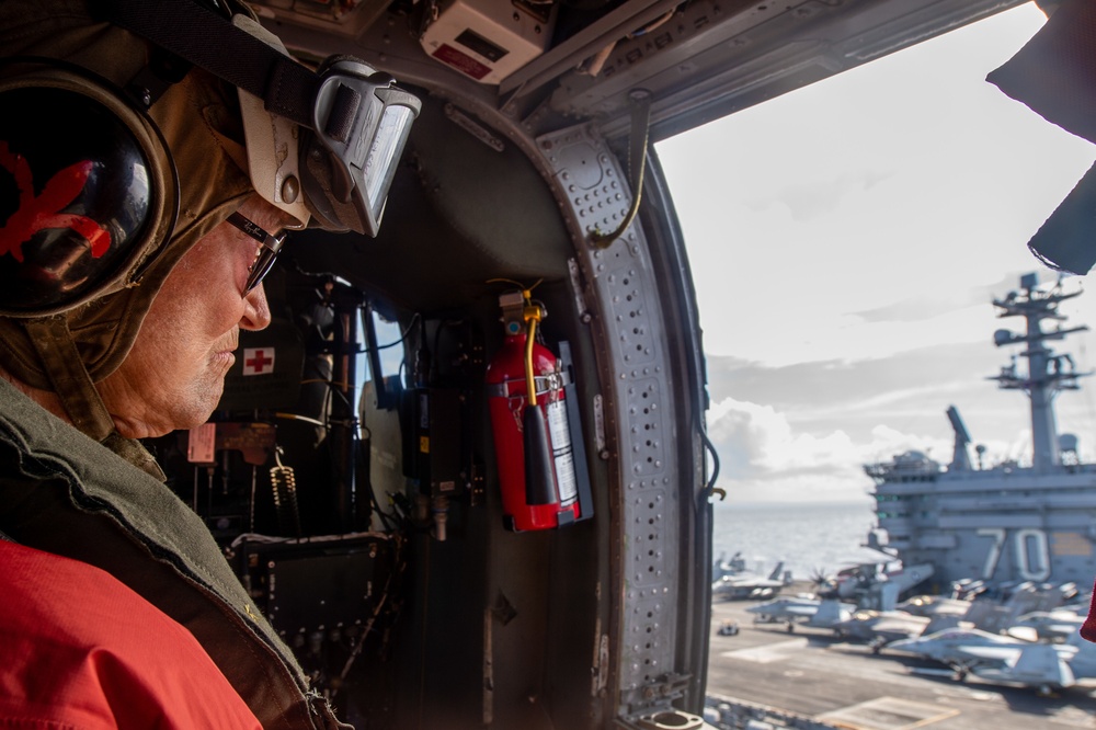 USS Carl Vinson (CVN 70) Prepares for Port Visit to Guam