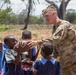 U.S. service members engage with Kenyan school