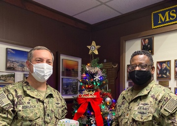 Military Sealift Command Lends Santa a Hand in Korea
