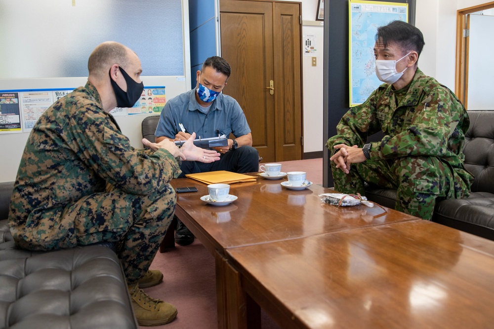 CLR-37 conducts capabilities exchange brief JGSDF 15th Logistics Support Unit