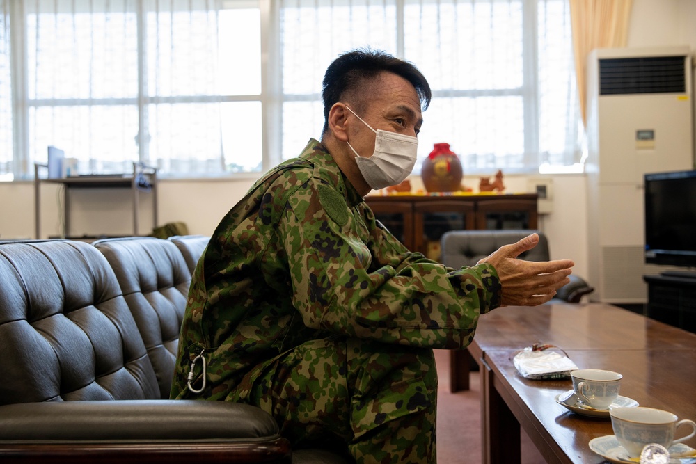 CLR-37 conducts capabilities exchange brief JGSDF 15th Logistics Support Unit