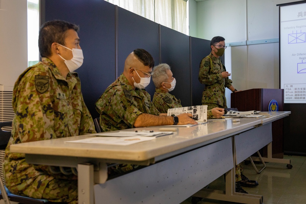 CLR-37 conducts capabilities exchange brief JGSDF 15th Logistics Support Unit