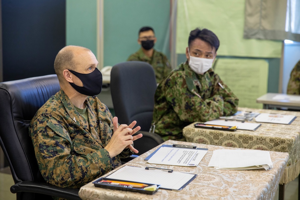 CLR-37 conducts capabilities exchange brief JGSDF 15th Logistics Support Unit