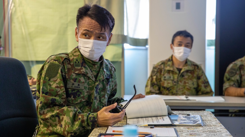 CLR-37 conducts capabilities exchange brief JGSDF 15th Logistics Support Unit