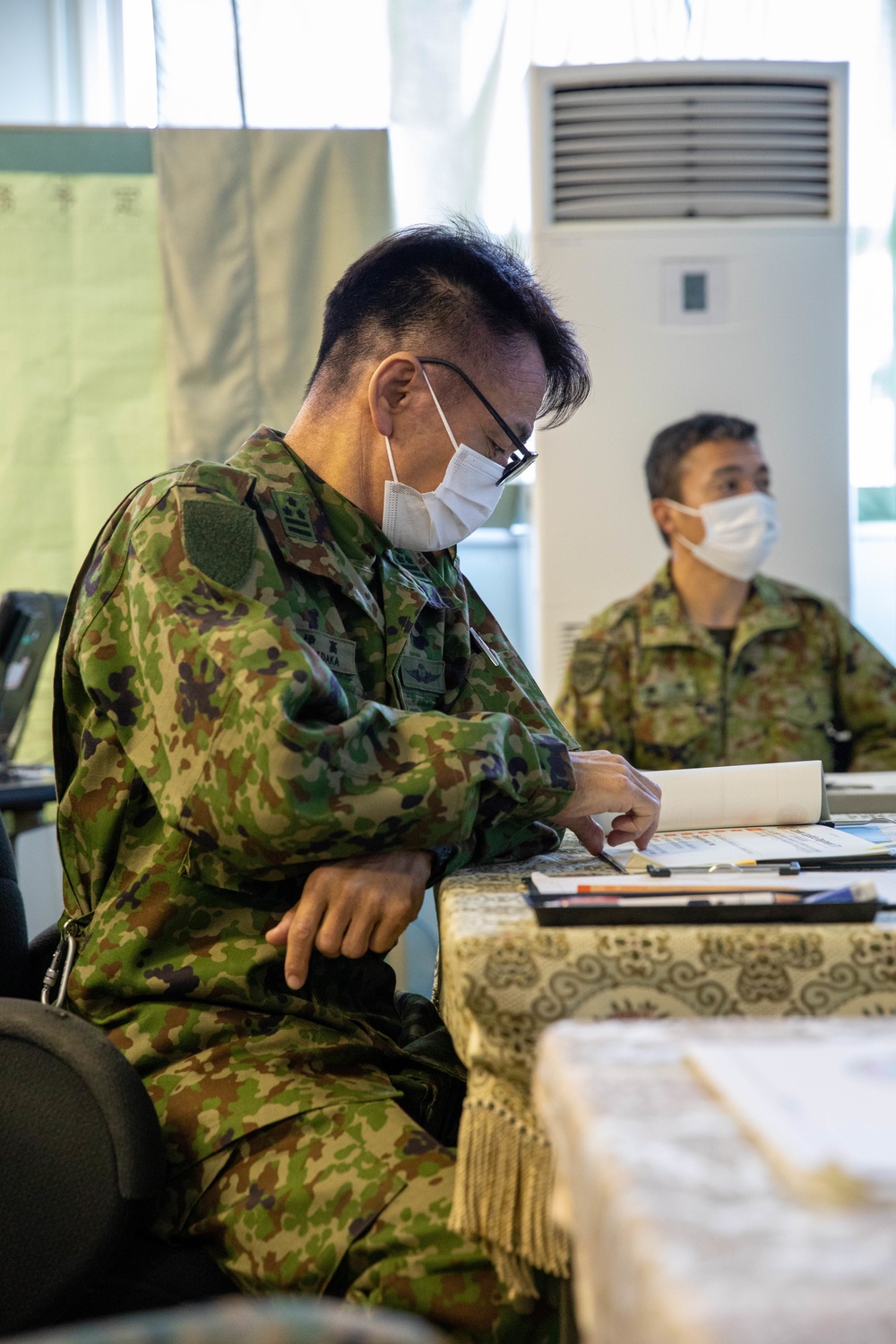 CLR-37 conducts capabilities exchange brief JGSDF 15th Logistics Support Unit