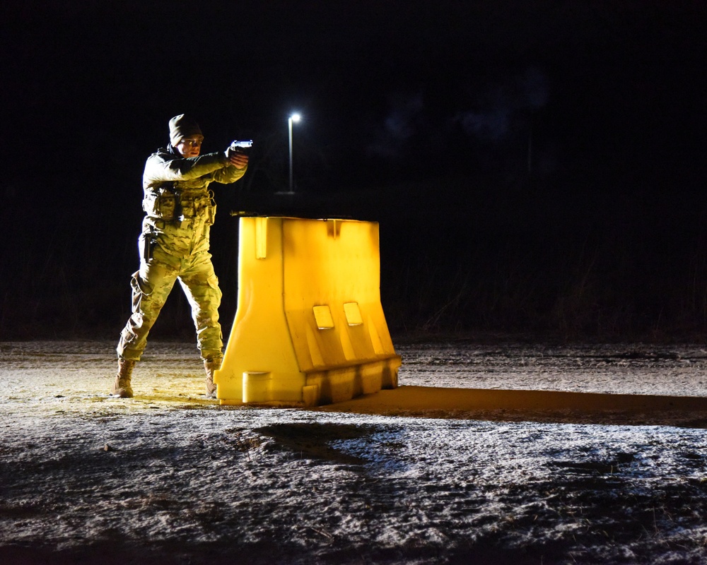 110th Security Forces conduct Shoot, Move, and Communicate drills