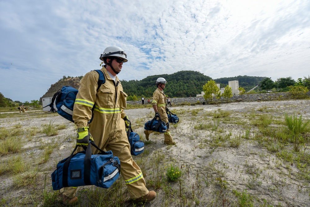 Firefighters Train to Save Lives During Vigilant Guard 2021