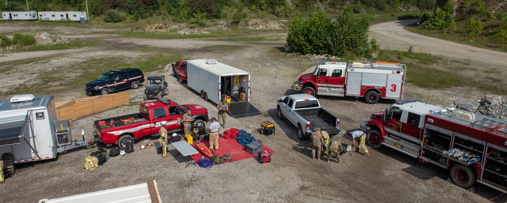 Firefighters Train to Save Lives During Vigilant Guard 2021