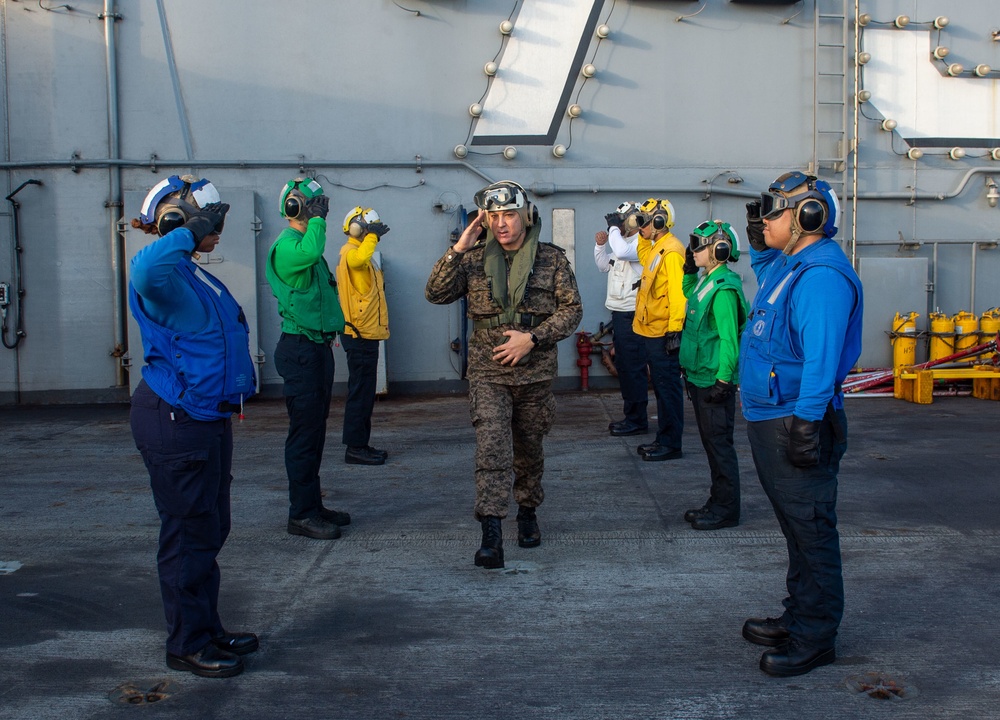 Truman is conducting readiness training in the Atlantic Ocean in preparation for future operations.