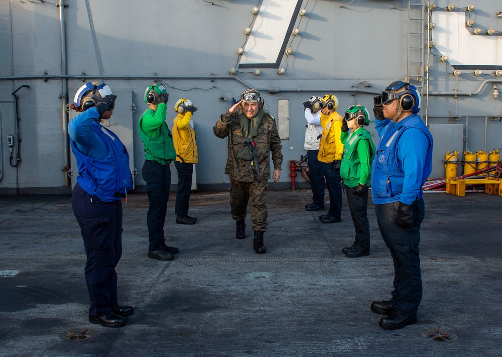 The Harry S. Truman Carrier Strike Group is on a scheduled deployment in the U.S. Sixth Fleet area of operations in support of naval operations to maintain maritime stability and security.