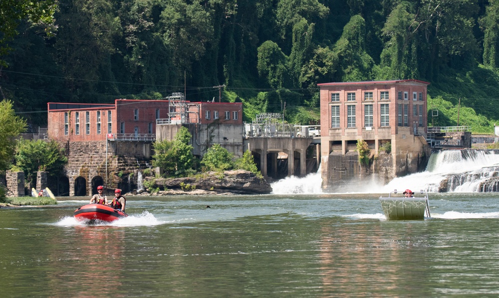 Still Water Rescue Training at Vigilant Guard 2021