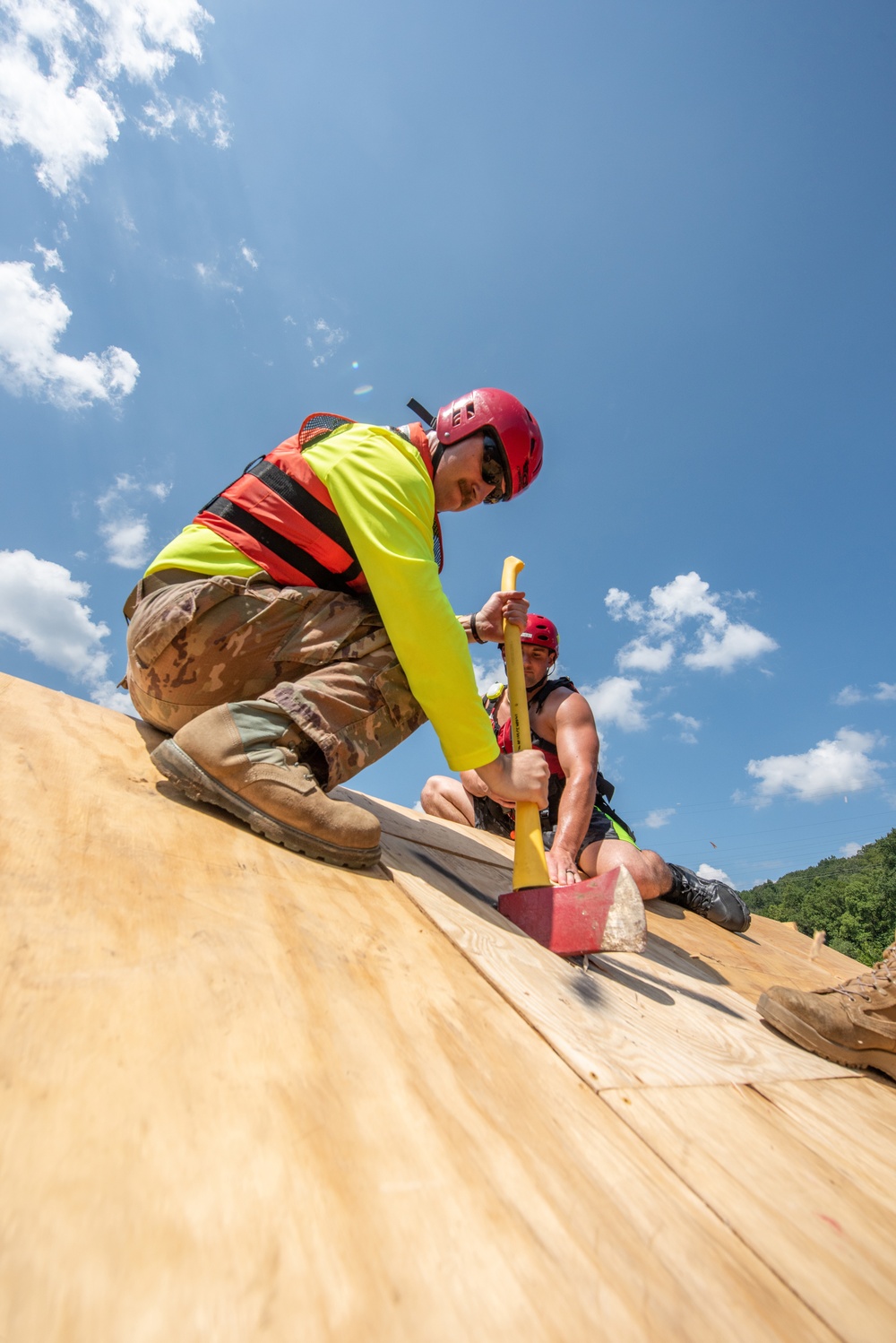 Still Water Rescue Training at Vigilant Guard 2021
