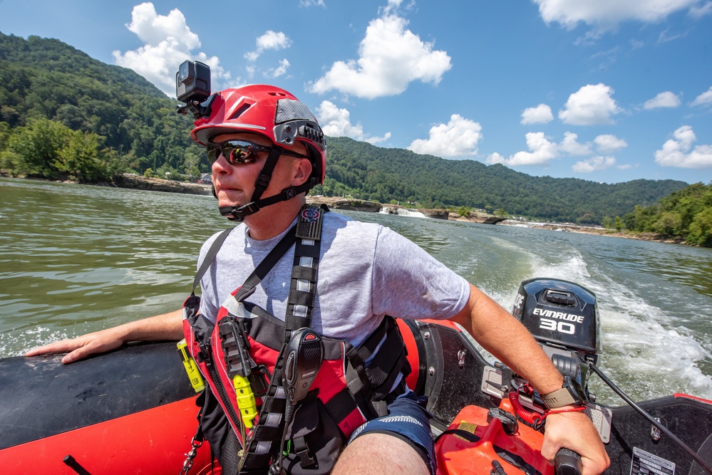 Still Water Rescue Training at Vigilant Guard 2021
