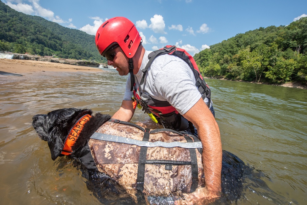 Still Water Rescue Training at Vigilant Guard 2021