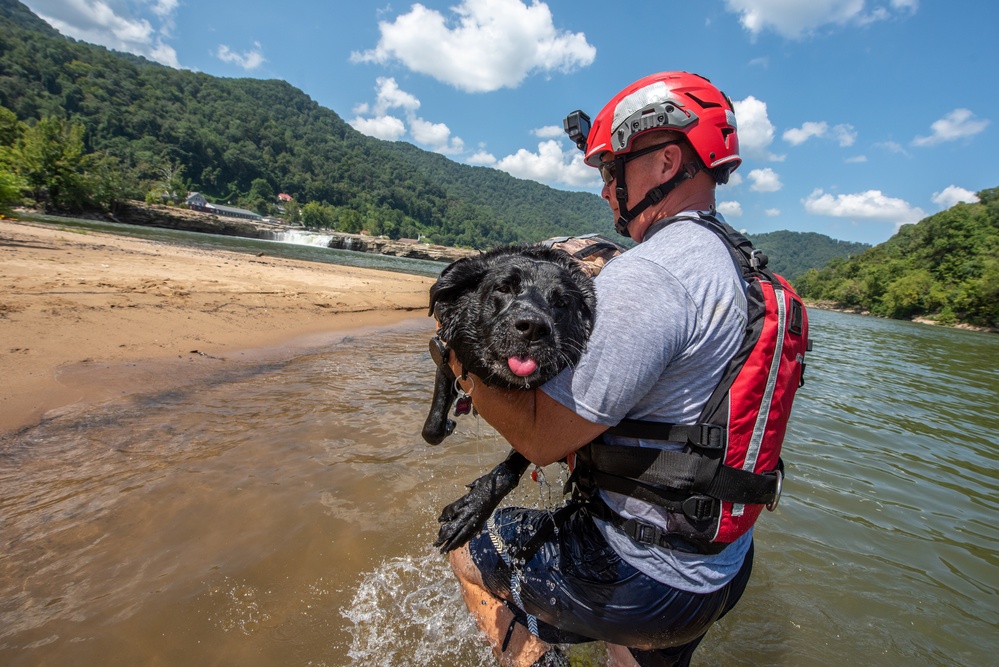 Still Water Rescue Training at Vigilant Guard 2021