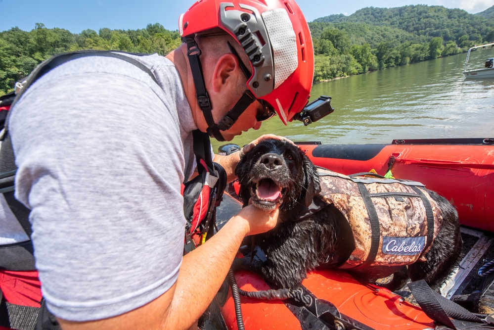 Still Water Rescue Training at Vigilant Guard 2021