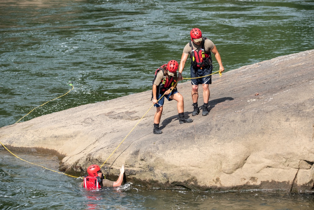 Swift Water Rescue Training at Vigilant Guard 2021