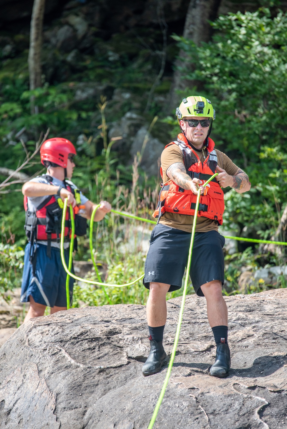 Swift Water Rescue Training at Vigilant Guard 2021