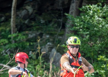 Swift Water Rescue Training at Vigilant Guard 2021