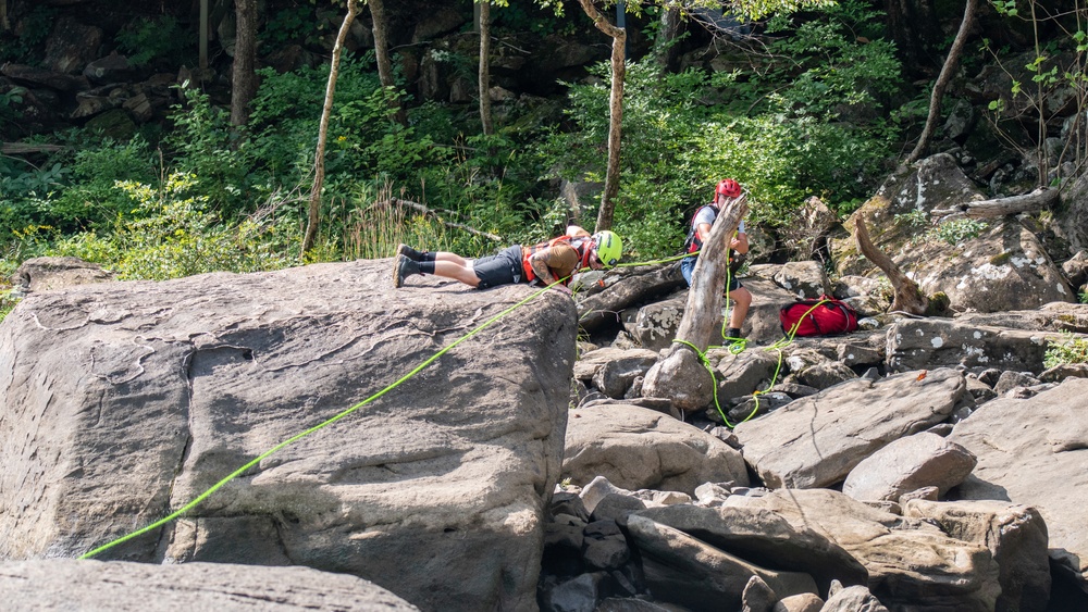 Swift Water Rescue Training at Vigilant Guard 2021