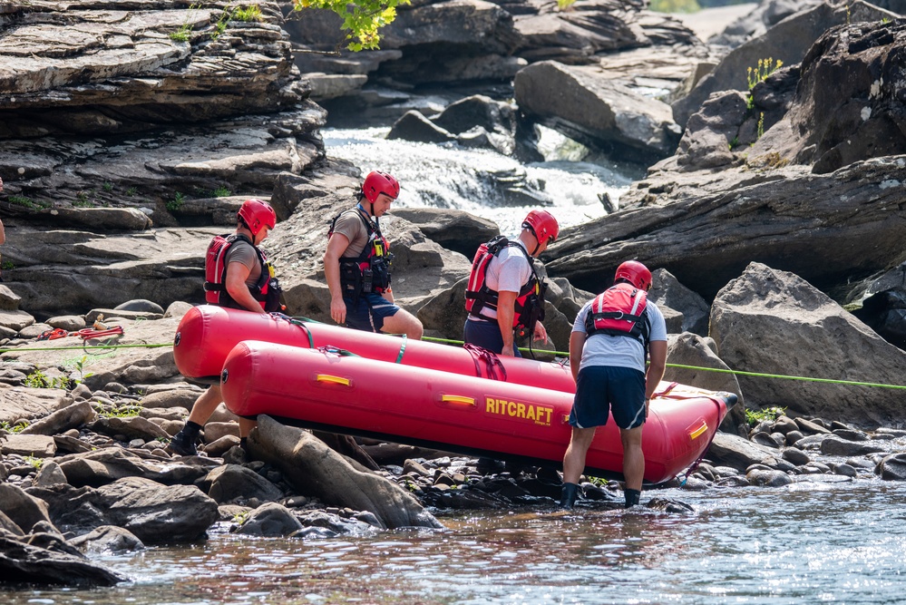 Swift Water Rescue Training at Vigilant Guard 2021