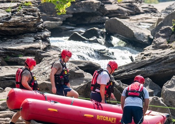 Swift Water Rescue Training at Vigilant Guard 2021