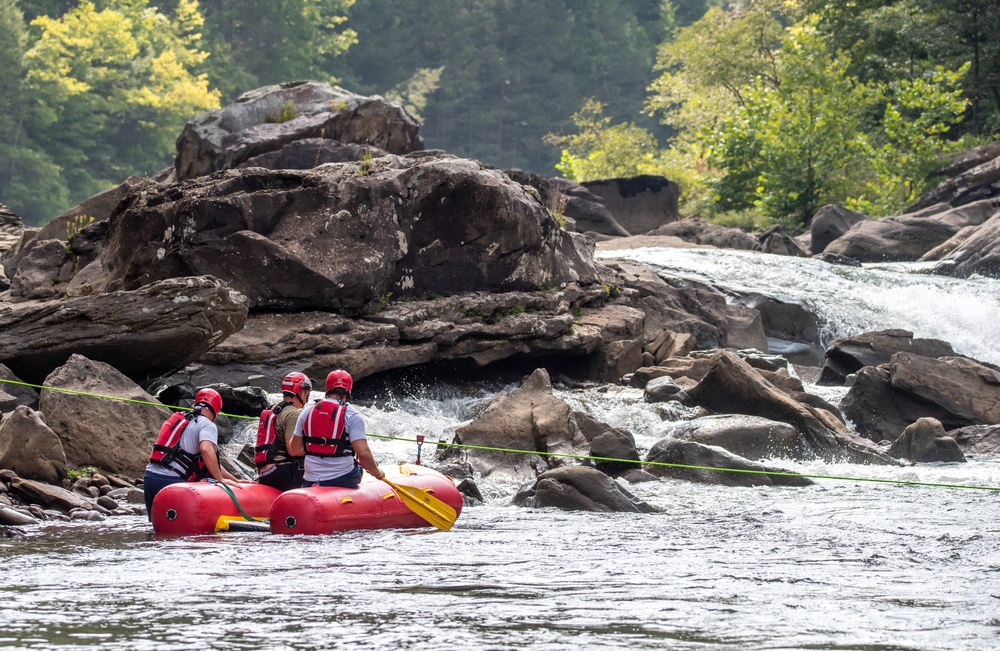 Swift Water Rescue Training at Vigilant Guard 2021