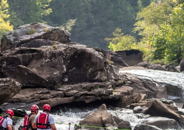 Swift Water Rescue Training at Vigilant Guard 2021