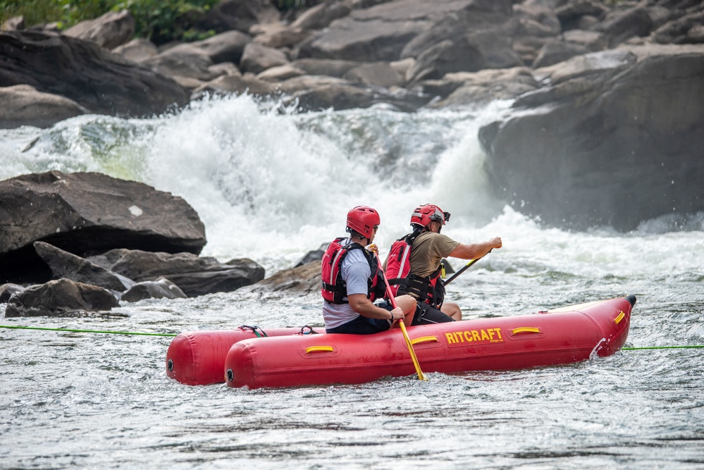 Swift Water Rescue Training at Vigilant Guard 2021