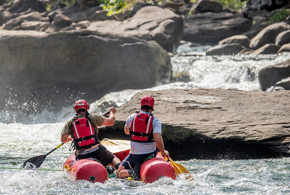 Swift Water Rescue Training at Vigilant Guard 2021