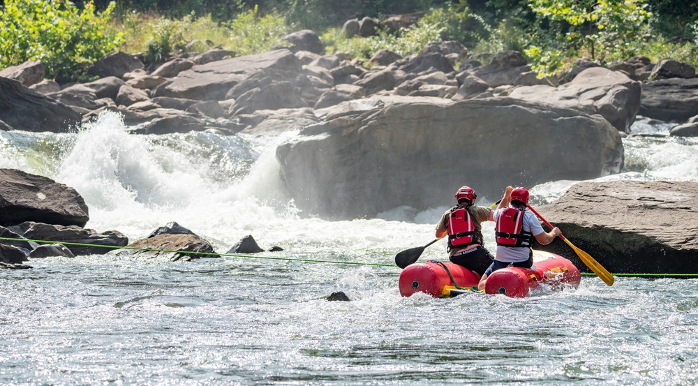 Swift Water Rescue Training at Vigilant Guard 2021