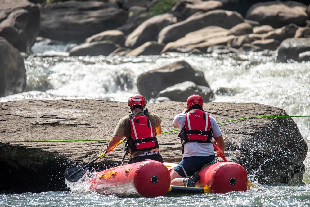 Swift Water Rescue Training at Vigilant Guard 2021