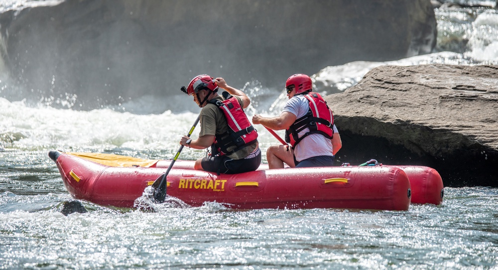 Swift Water Rescue Training at Vigilant Guard 2021