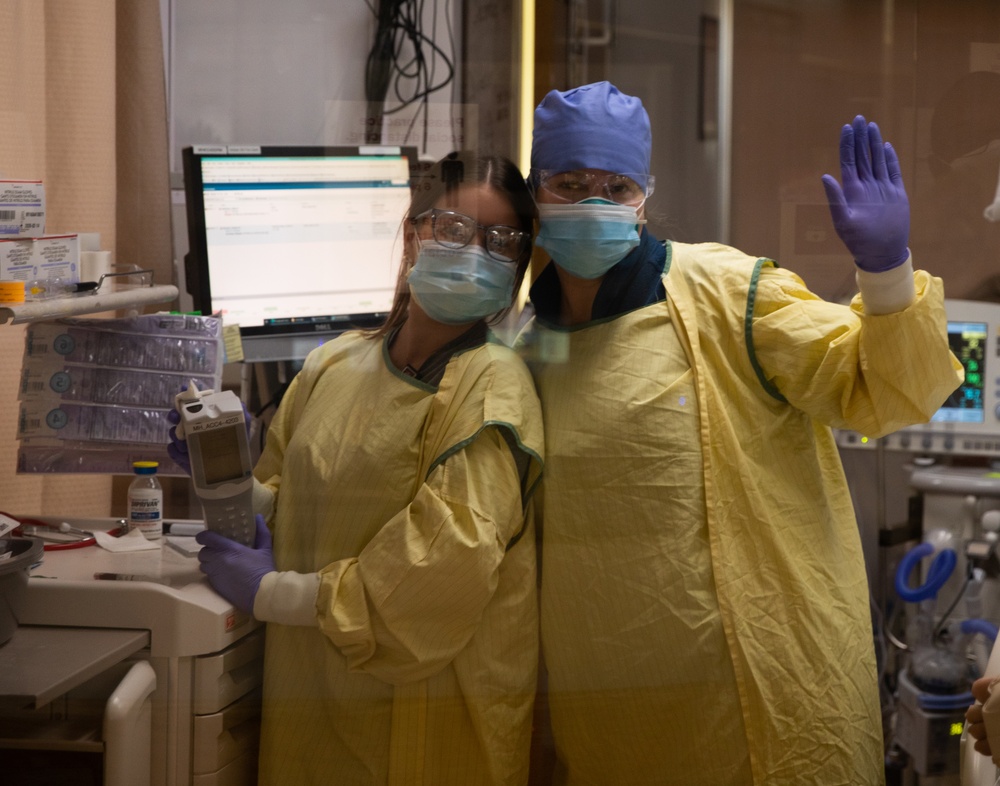 U.S. Navy medical response team learns the ropes at Indiana hospital