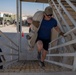 332nd AEW firefighters run obstacle course