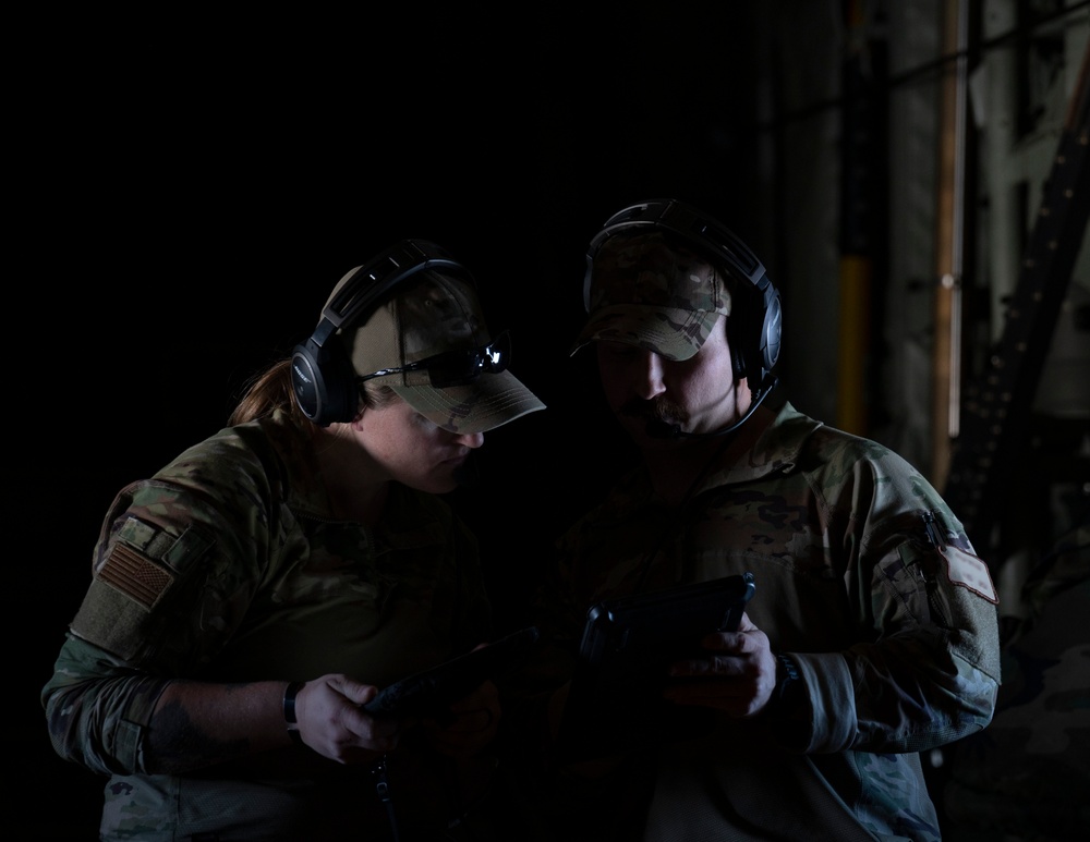 26th ERQS conducts nighttime airdrop