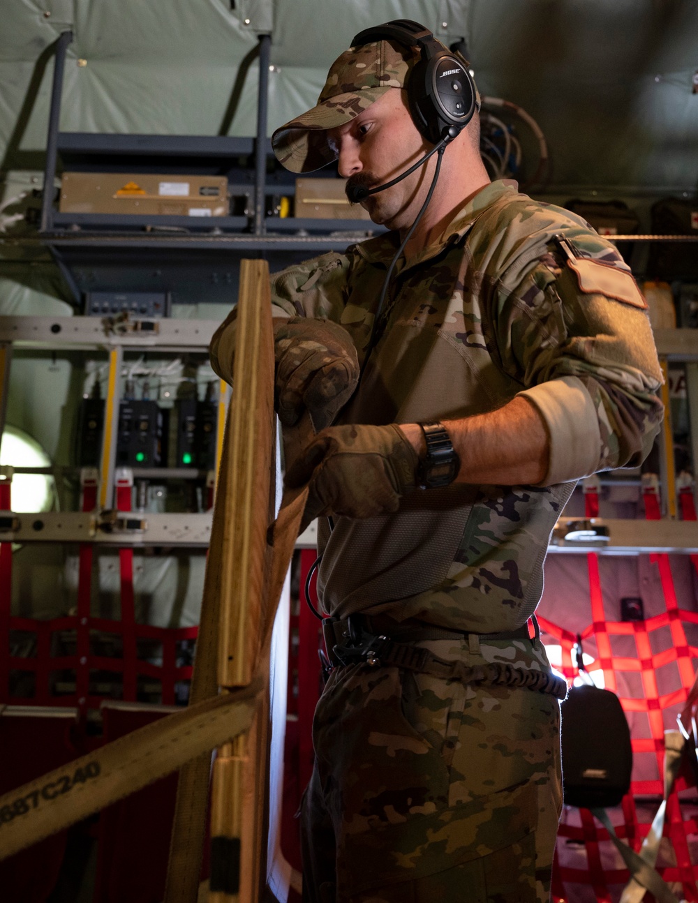 26th ERQS conducts nighttime airdrop